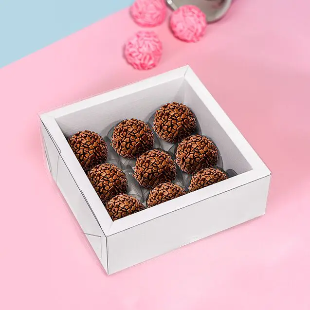Caixa Alta com Moldura 9 Doces Branca – Branco