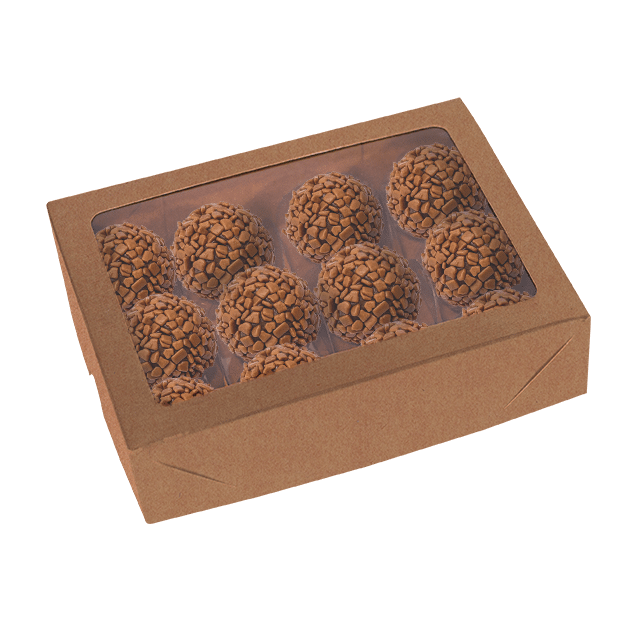 Caixa com Visor 12 Doces Kraft – Kraft