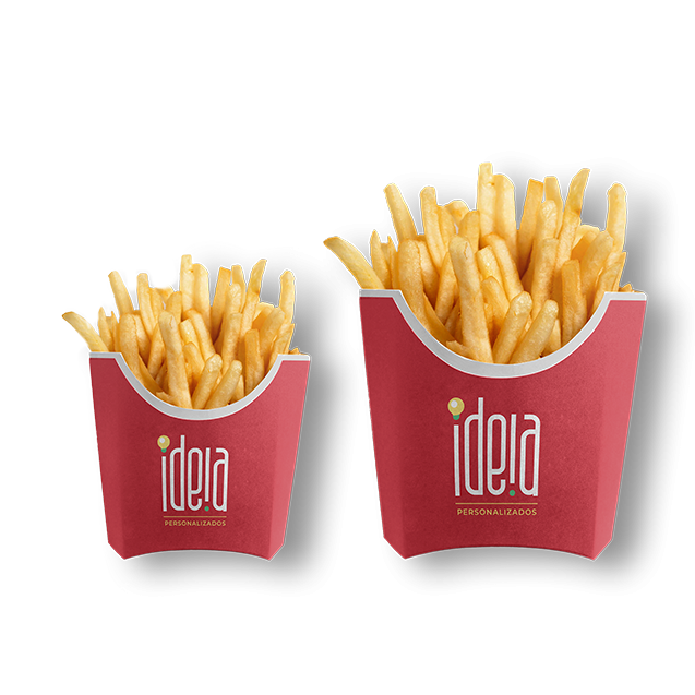 Embalagem para Batatas Fritas Tamanho Médio
