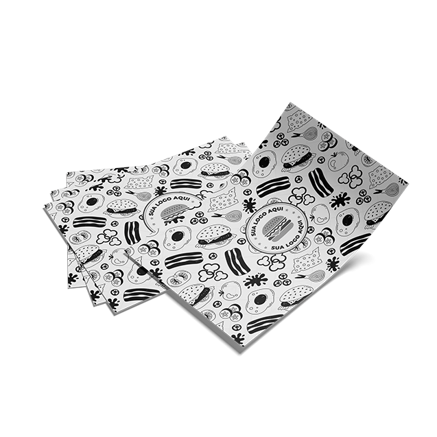 Papel Antigordura para Hambúrguer
