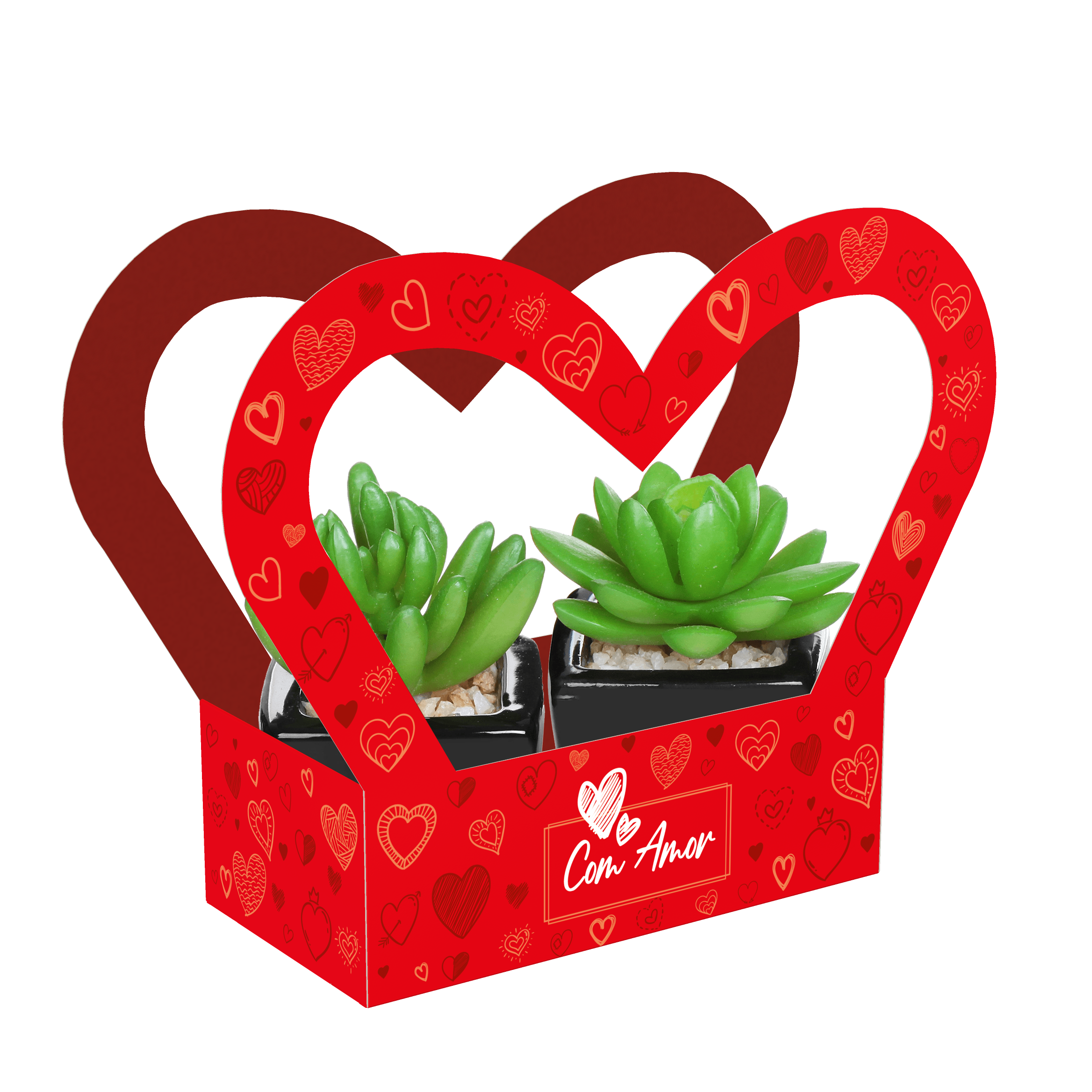 Mimo com Recorte em Coração – Amor em Caixa