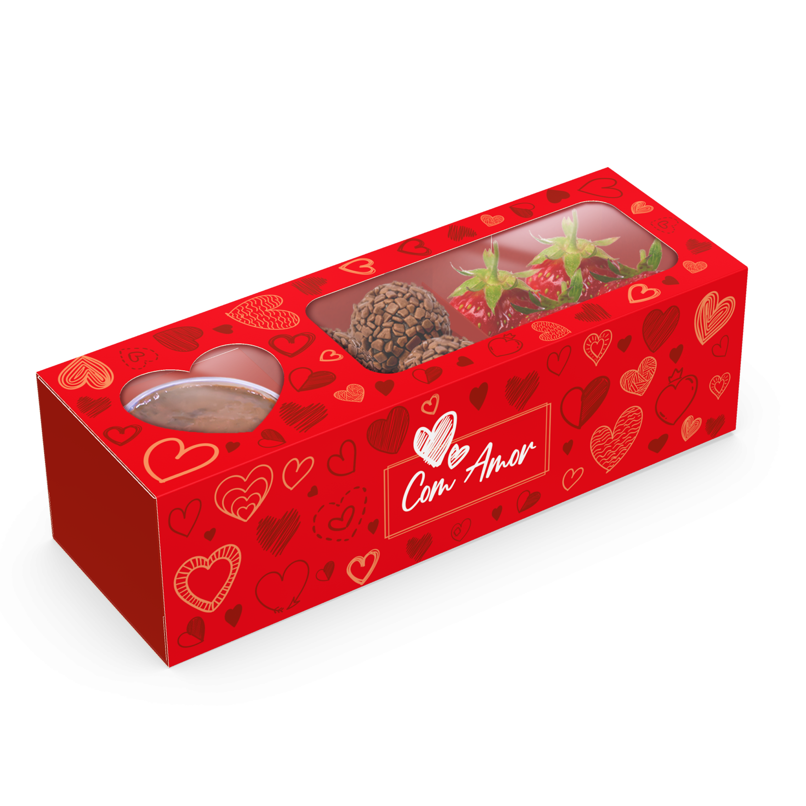 Caixa Fondue Retangular – Amor em Caixa
