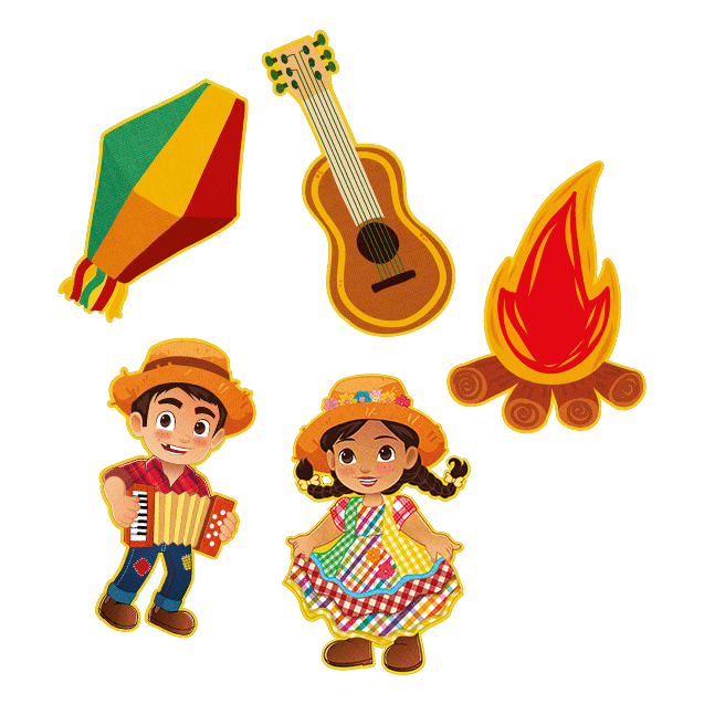 Kit Decoração de Parede – Nosso Arraiá