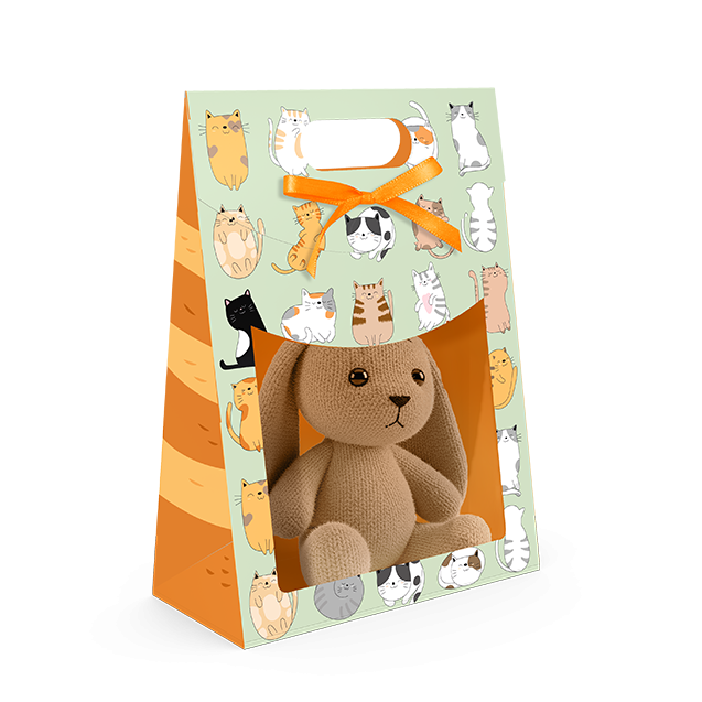Maleta com Visor e Fita – Gatos Fofos