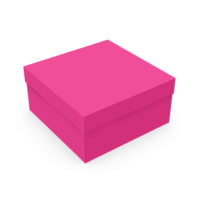 Caixa Presente Quadrada P Rosa – Rosa