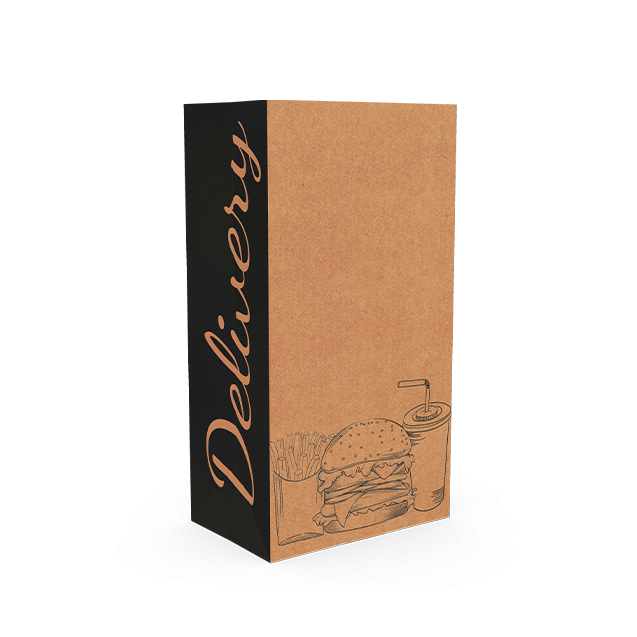 Saco Eco Delivery PP2 Kraft – Lanche