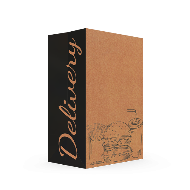Saco Eco Delivery M Kraft – Lanche