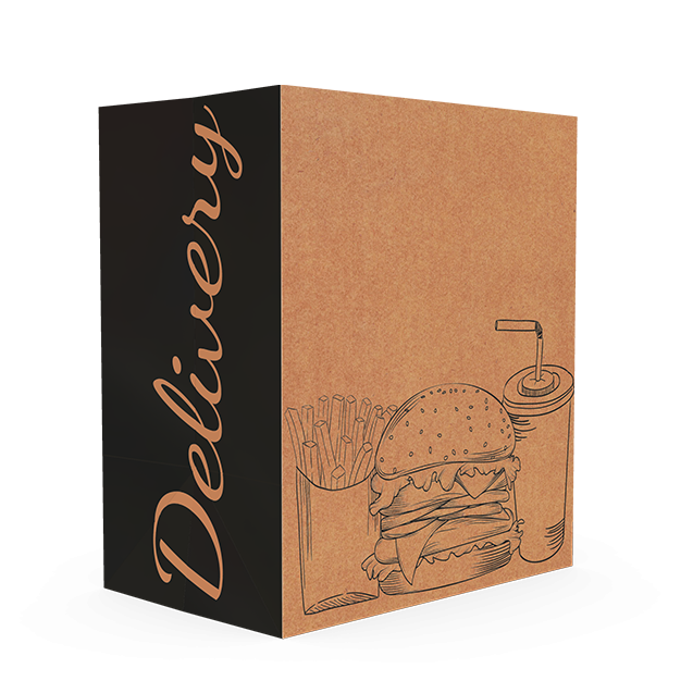 Saco Eco Delivery G Kraft – Lanche