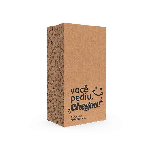 Saco Eco Delivery PP2 Kraft – Pediu Chegou