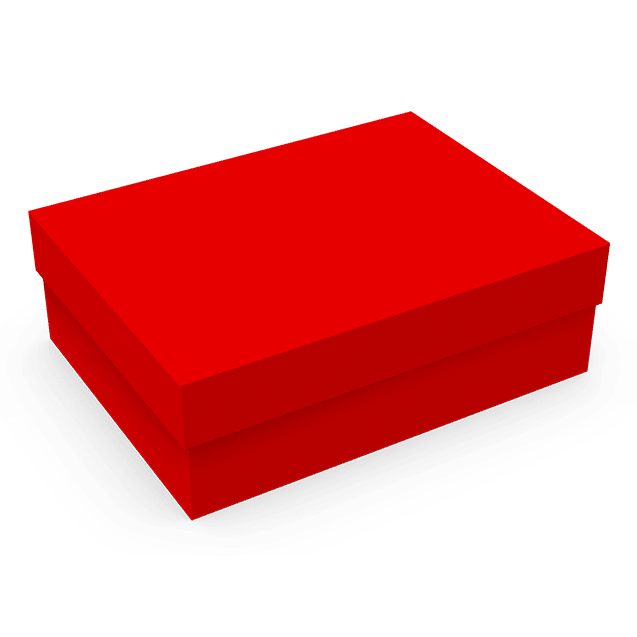 Caixa Petit Retangular M Vermelha – Vermelho
