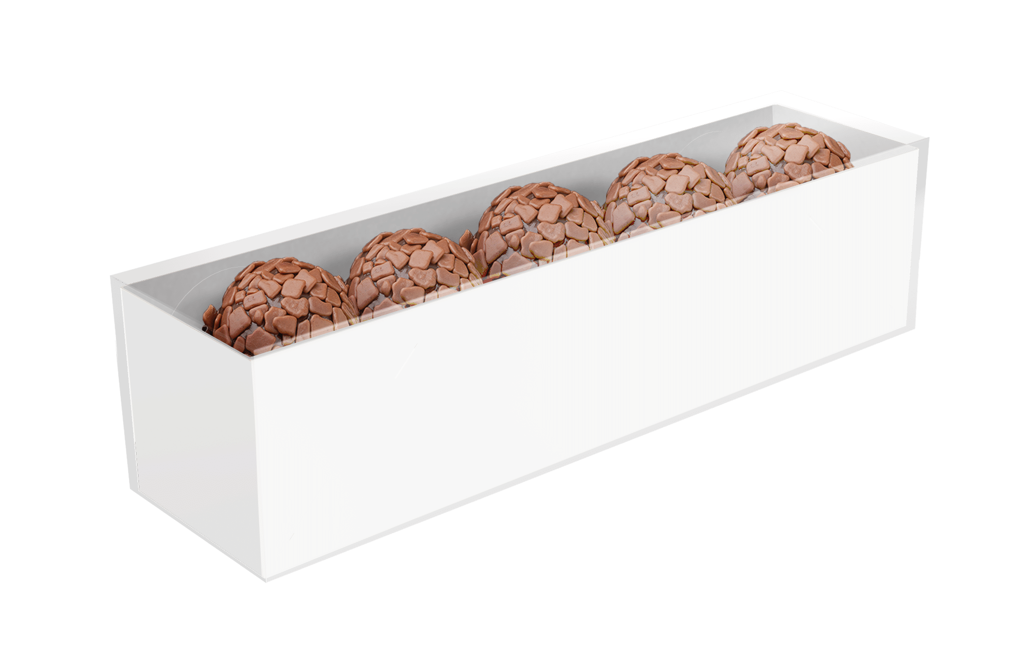 Caixa Basic Linear 5 Doces Branca – Basic