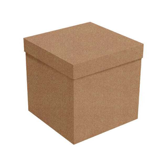 Caixa Cubo com Tampa G – Kraft