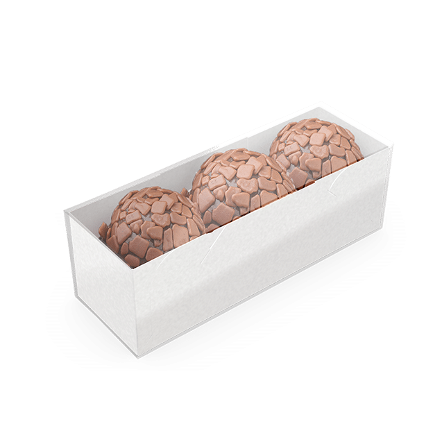 Caixa Basic Linear 3 Doces Branca – Basic