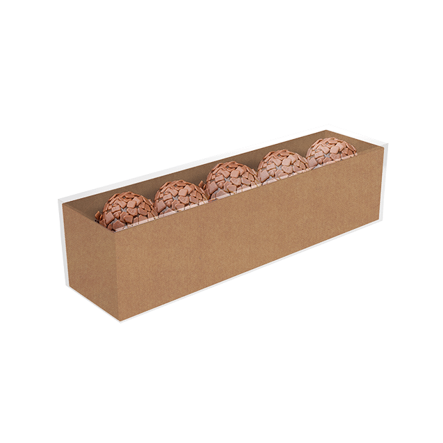 Caixa Basic Linear 5 Doces Kraft – Basic