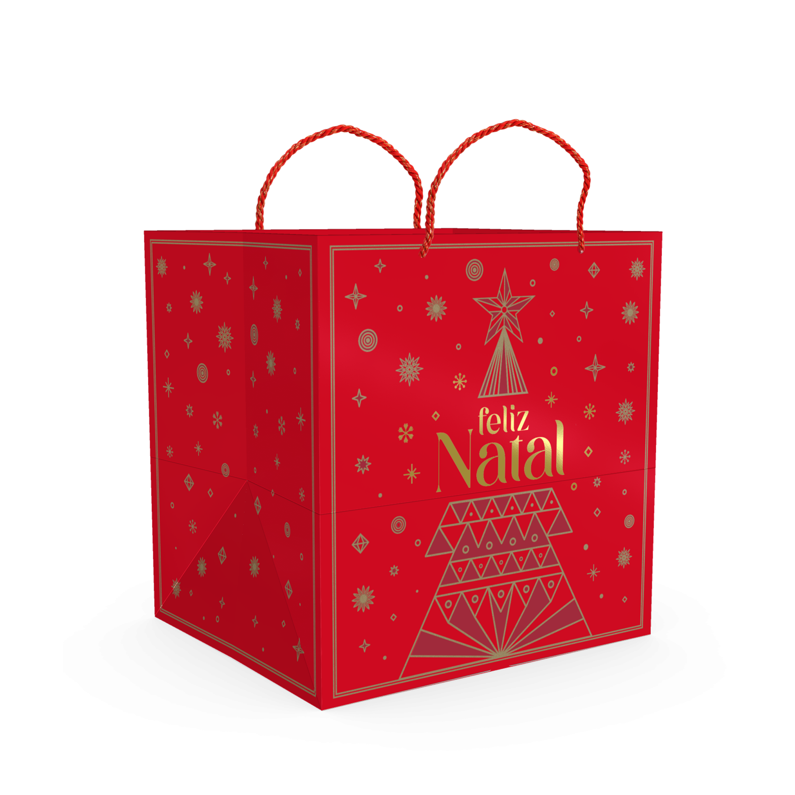 Sacola Premium M – Brilhos de Natal