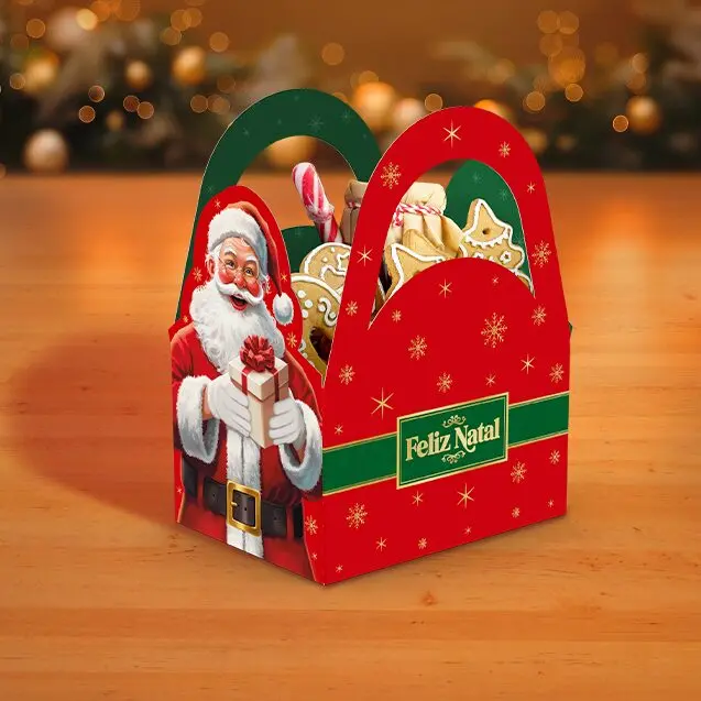 Cachepot com Alça Noel – Feliz Natal
