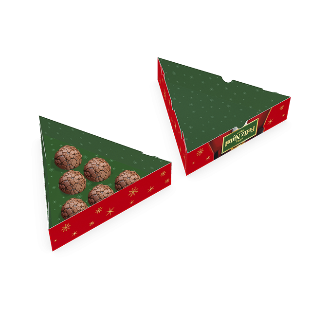 Caixa Árvore 6 Doces – Feliz Natal