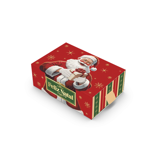 Caixa Gaveta 6 Doces – Feliz Natal