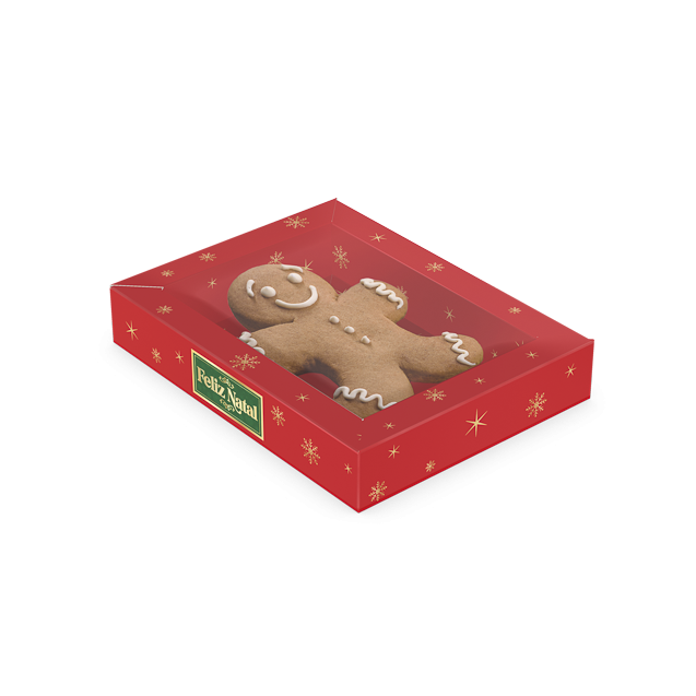 Caixa Moldura 1 Biscoito – Feliz Natal