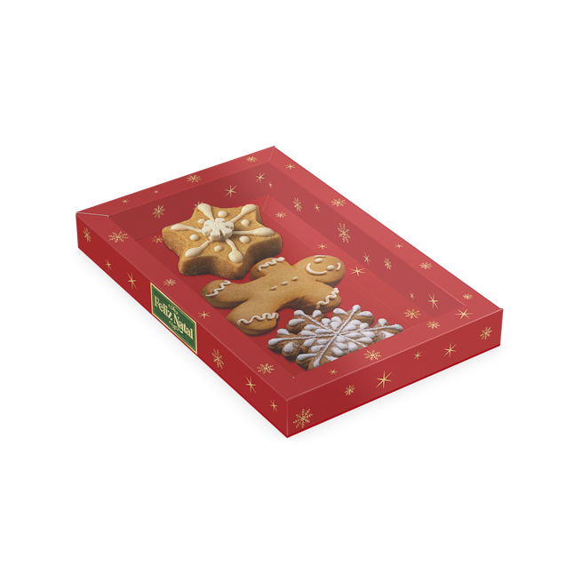 Caixa Moldura 3 Biscoitos – Feliz Natal