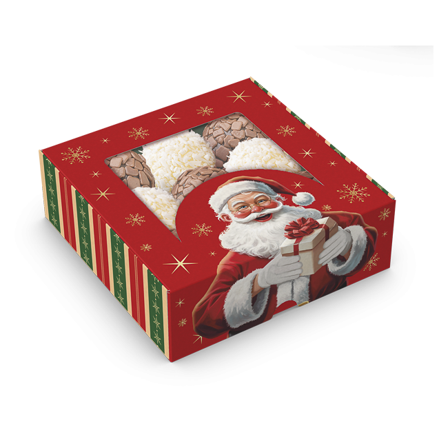 Caixa Practice com Visor 9 Doces – Feliz Natal