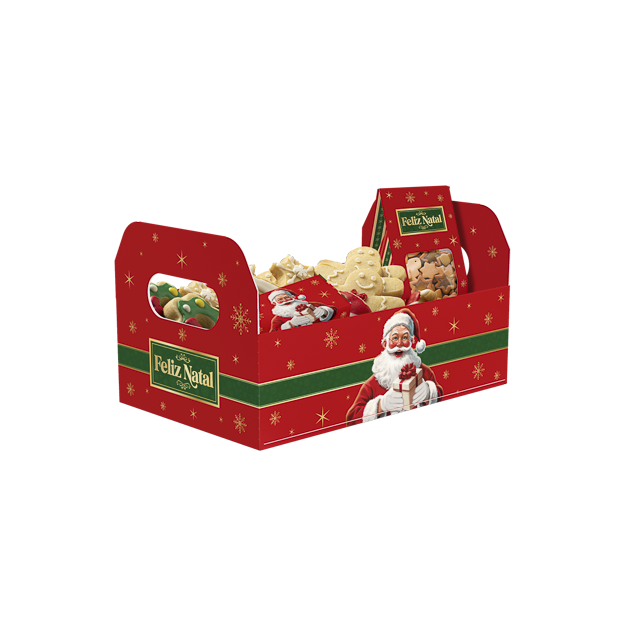 Cesta Caixote M – Feliz Natal