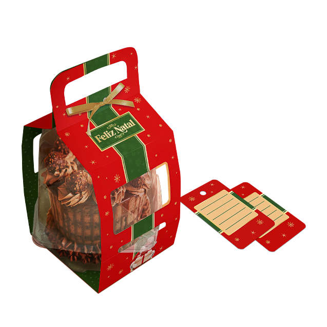 Cinta G33 com Fita e Tag – Feliz Natal