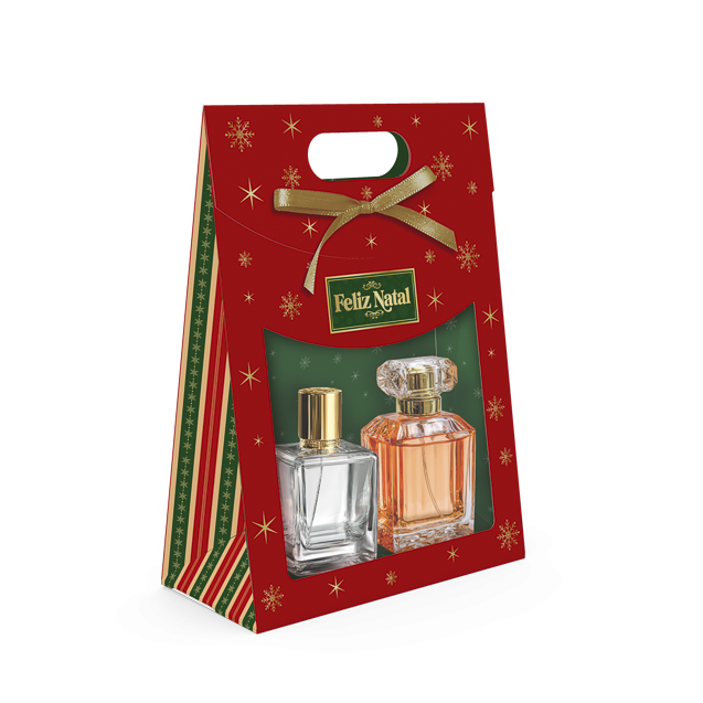 Maleta com Visor e Fita – Feliz Natal