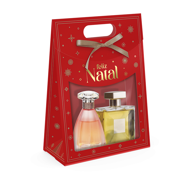 Maleta com Visor e Fita – Brilhos de Natal