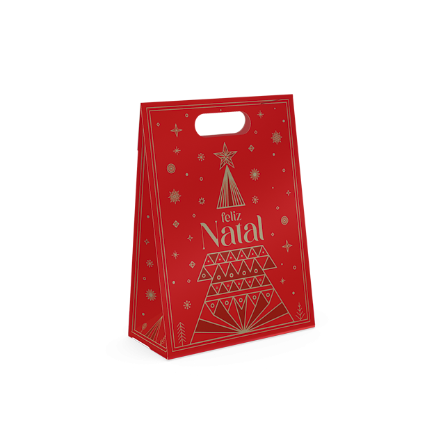Maleta com Visor e Fita – Brilhos de Natal