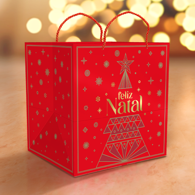 Sacola Premium M – Brilhos de Natal