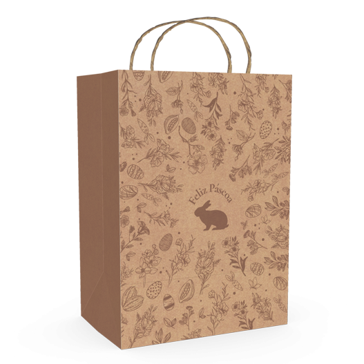 Sacola Kraft PP – Páscoa Chocolate