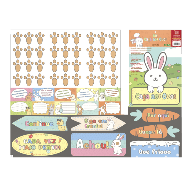 Kit Caça aos Ovos – Páscoa Diversão